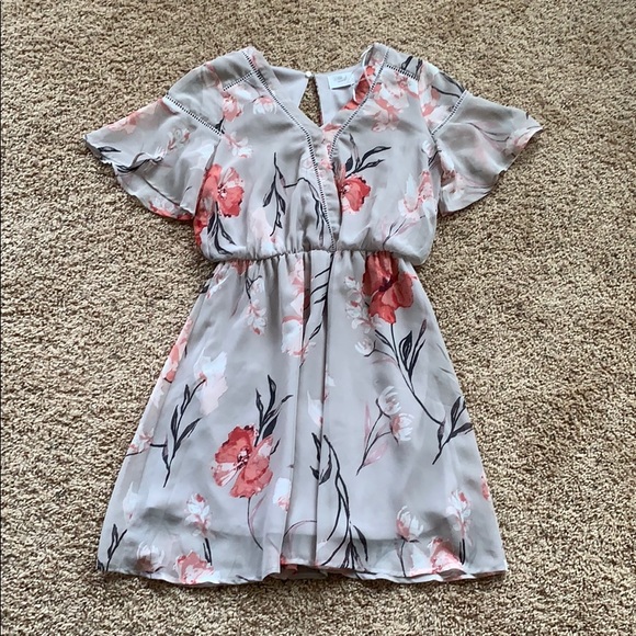 Sienna Sky Dresses & Skirts - Size small grey floral dress